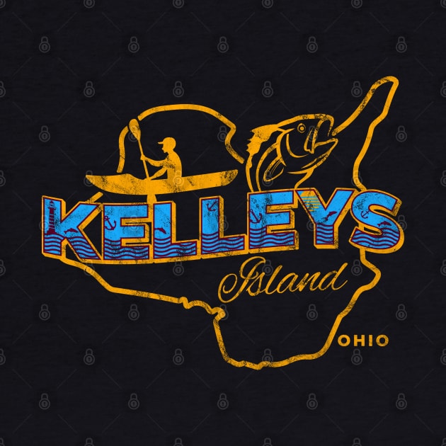 Retro Kelley's Island Summer by DeepDiveThreads